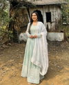 DC G43 Georgette Anarkali Gown With Dupatta Wholesale Market In Surat